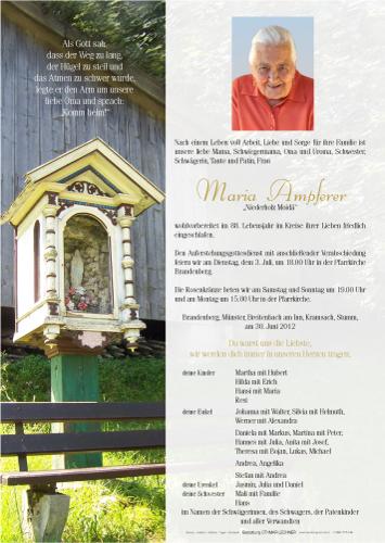 Parte von Maria Ampferer