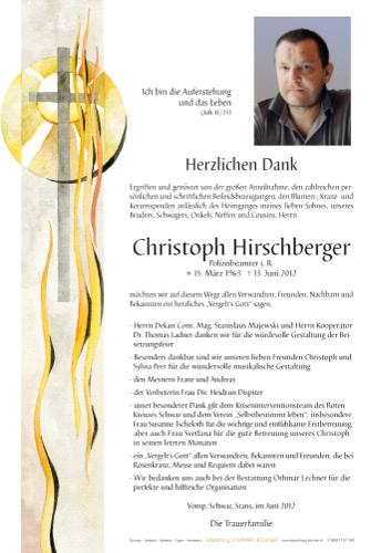 Parte von Christoph Hirschberger
