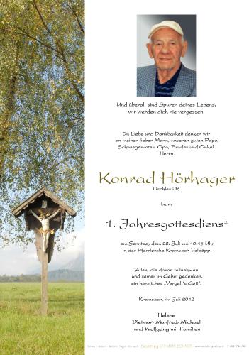 Parte von Konrad Hörhager