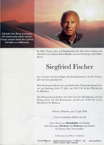 Parte von Siegfried Fischer