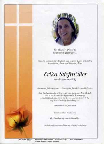 Parte von Erika Stiefmüller