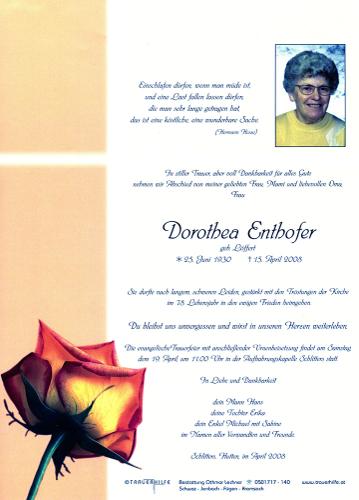 Parte von Dorothea Enthofer