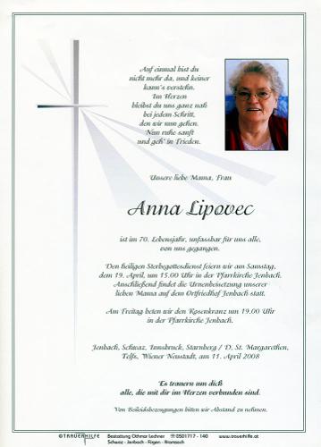 Parte von Anna Lipovec