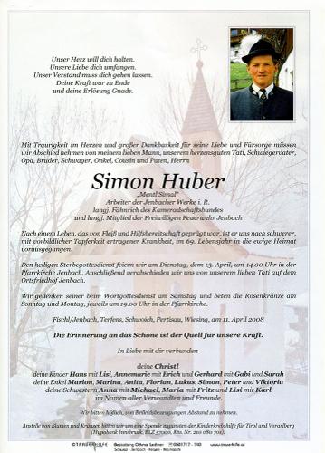 Parte von Simon Huber