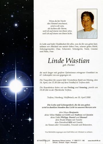 Parte von Linda Wastian