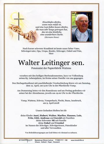 Parte von Walter Leitinger