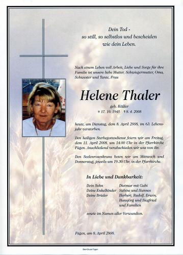 Parte von Helene Thaler