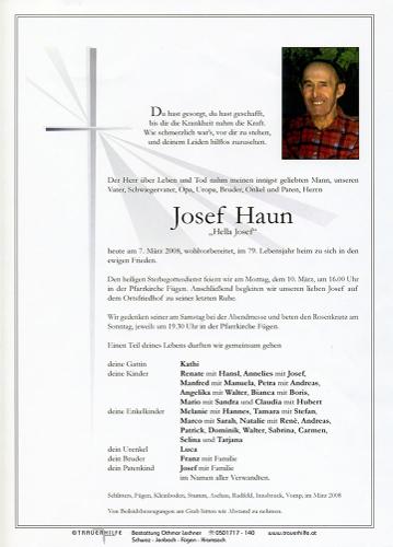 Parte von Josef Haun
