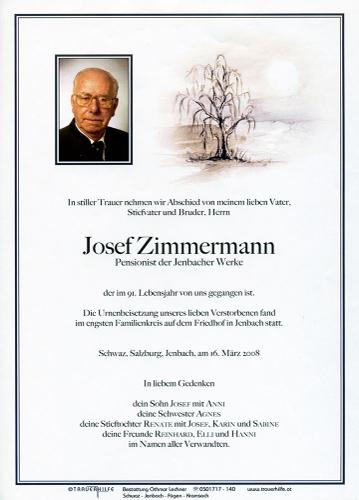 Parte von Josef Zimmermann