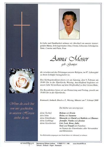 Parte von Anna Moser