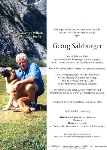 Parte von Georg Salzburger