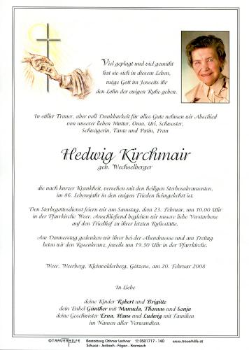 Parte von Hedwig Kirchmair