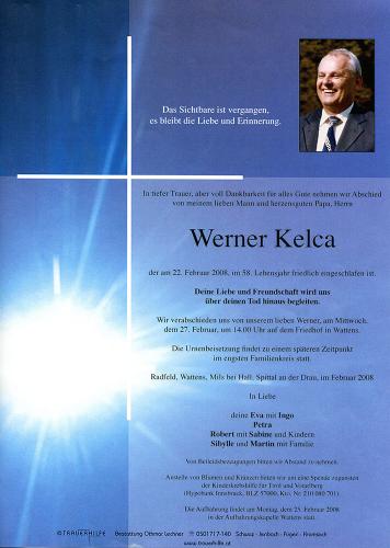 Parte von Werner Kelca