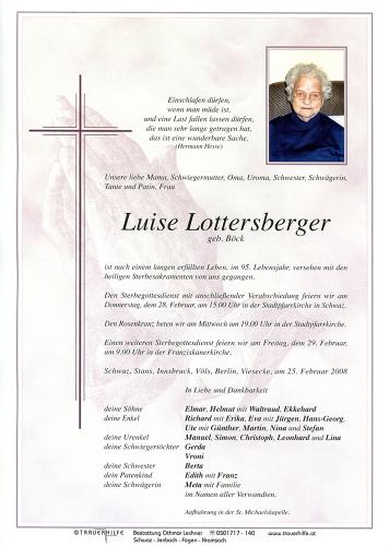 Parte von Aloisia Lottersberger