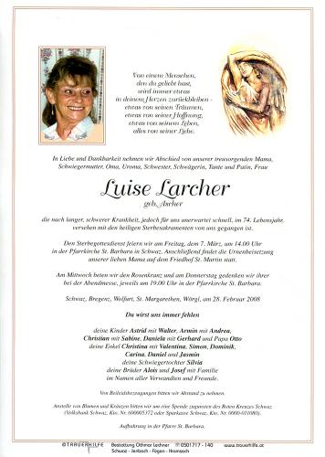 Parte von Aloisia Larcher