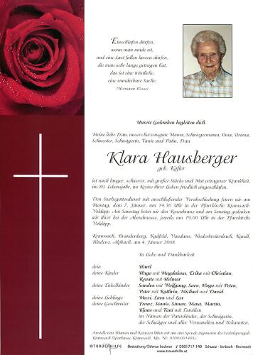 Parte von Klara Hausberger