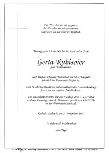 Parte von Gerta Rubisoier