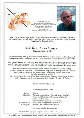 Parte von Herbert Oberhauser