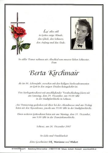 Parte von Berta Kirchmair