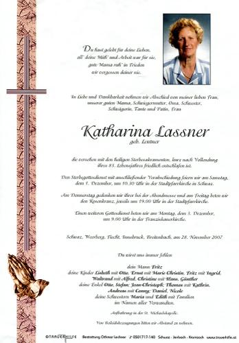 Parte von Katharina Lassner