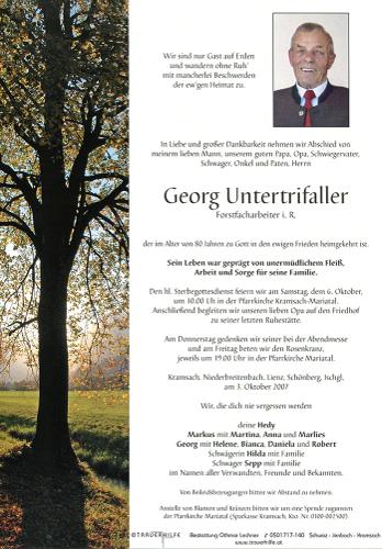 Parte von Georg Untertrifaller
