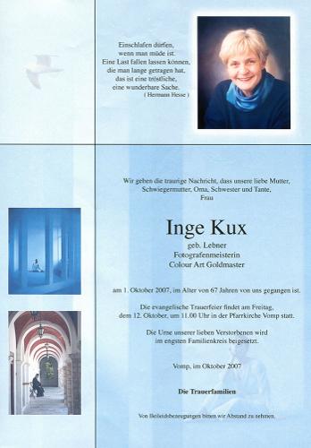 Parte von Inge Kux