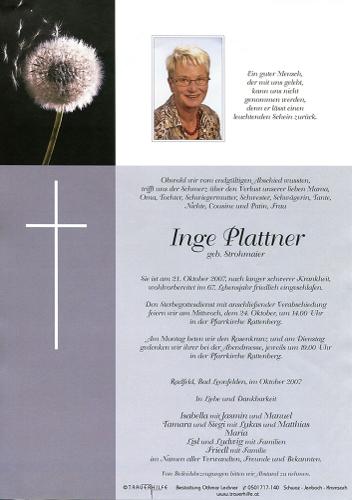 Parte von Ingeburg Plattner