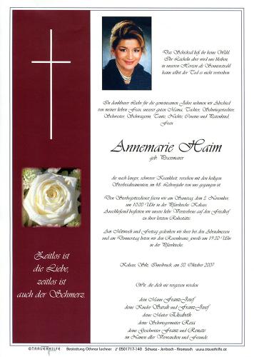 Parte von Annemarie Haim