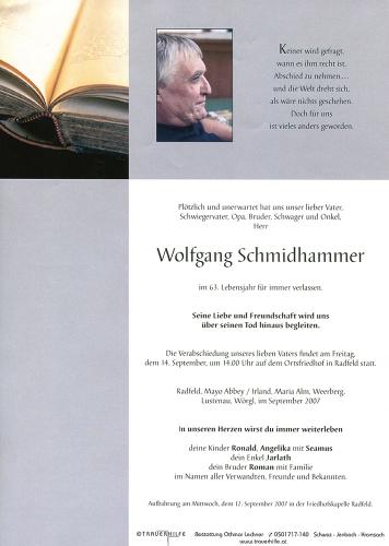 Parte von Wolfgang Schmidhammer