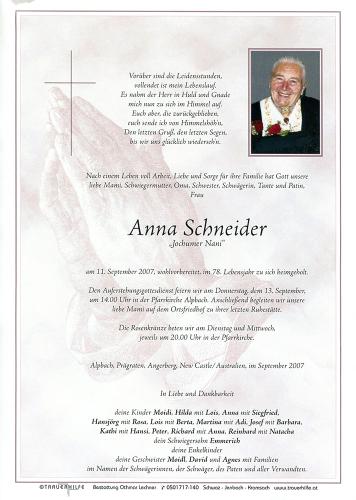 Parte von Anna Schneider