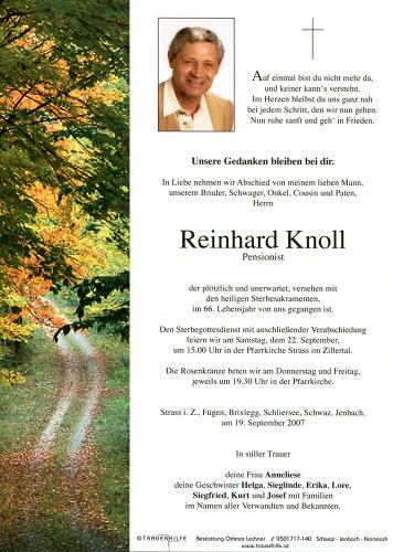 Parte von Reinhard Knoll