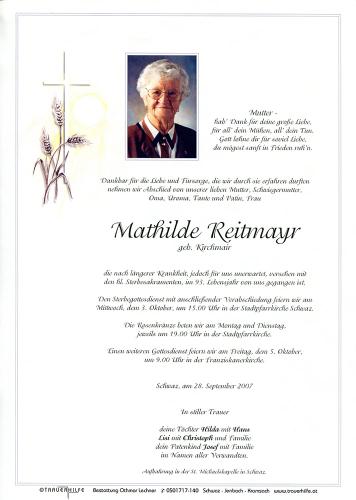 Parte von Mathilde Reitmayr