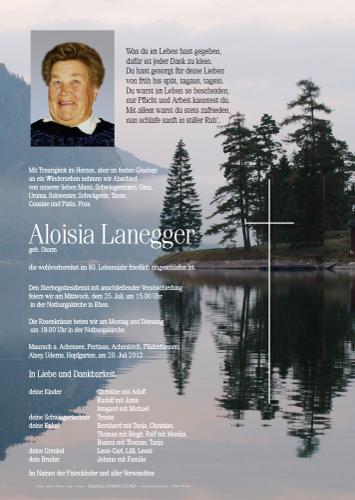Parte von Aloisia Lanegger