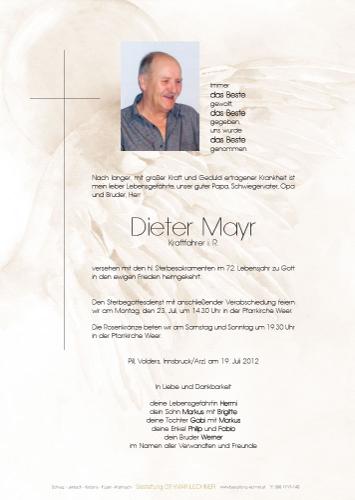 Parte von Dieter Mayr