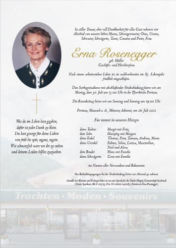 Parte von Erna Rosenegger