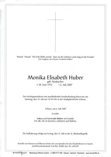 Parte von Monika Elisabeth Huber