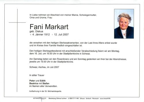 Parte von Franziska Markart