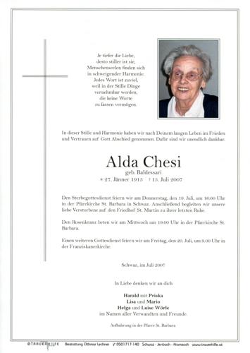 Parte von Alda Chesi