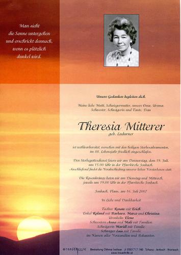Parte von Theresia Mitterer