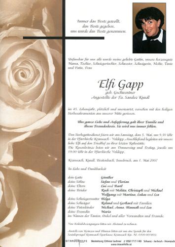 Parte von Elfriede Gapp