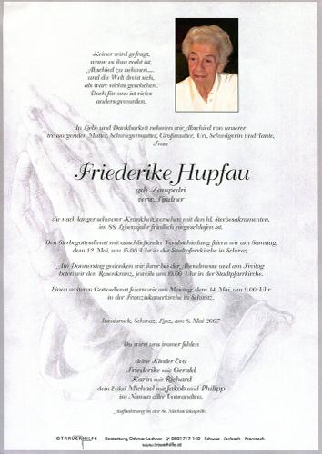 Parte von Friederike Hupfau