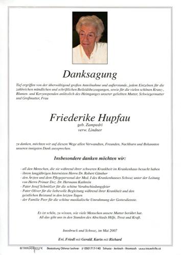 Parte von Friederike Hupfau