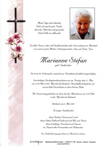 Parte von Marianne Stefan