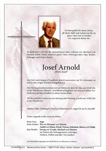Parte von Josef Arnold