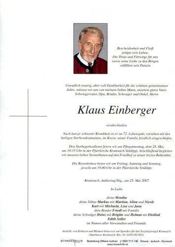 Parte von Klaus Einberger