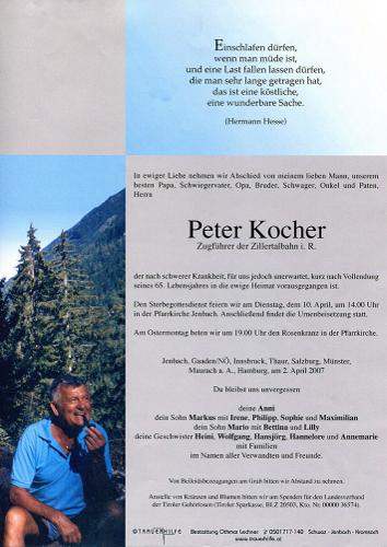 Parte von Peter Kocher