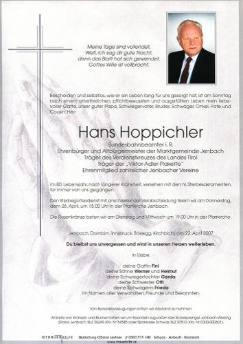 Parte von Hans Hoppichler