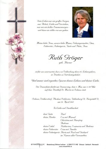 Parte von Ruth Gröger