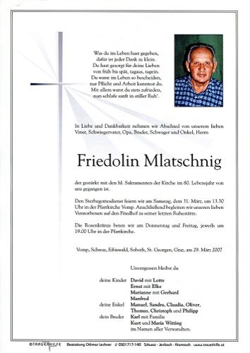 Parte von Friedolin Mlatschnig