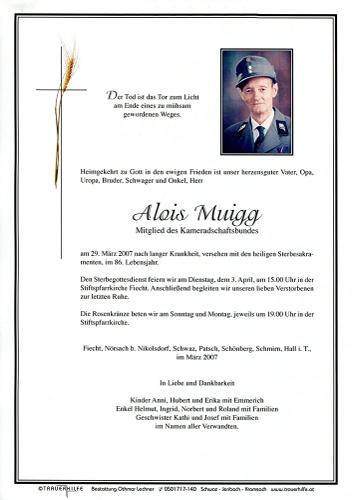 Parte von Alois Muigg